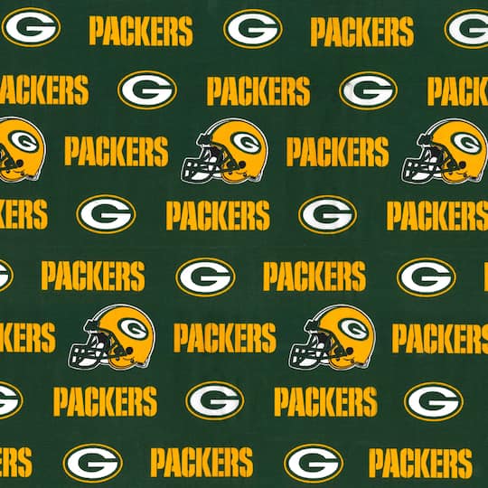 Green Bay Packers Nfl Print Cotton By Fabric Traditions